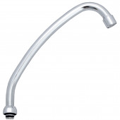 Излив для смес/мойки сталь нерж для отеч смесителей D18 Подольск с аэратором - 026-0950