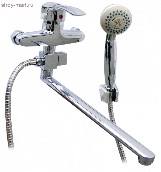 Смеситель одноручный для ванны ПСМ-523-КТ/023 хром к/затвор дл/излив - 026-1386