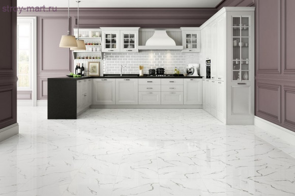 Marble classik Snow White Бордюр GT-270/f02, 7х40 глазурованный Marble classik Snow White Бордюр GT-270/f02, 7х40 глазурованный