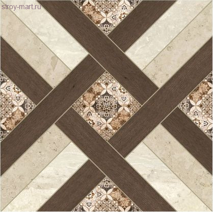 Фьюжн Плитка напольная на белом коричневая ПГ3ФЖ024 41,8х41,8 Фьюжн Плитка напольная на белом коричневая ПГ3ФЖ024 41,8х41,8