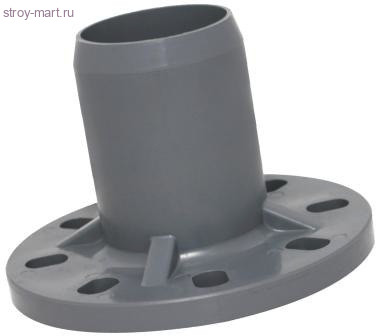 Патрубок гладкий с ПВХ фланцем - напорный НПВХ Дн315х300 Патрубок гладкий с ПВХ фланцем - напорный НПВХ Дн315х300