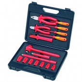 Чемодан компактный, 17предметов,с инструментами электроизолированными 98 99 11 - KN-989911