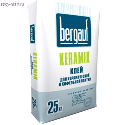 Клей для плитки Bergauf Keramik, (25 кг) 54/56 шт/под - С-000046086 Клей для плитки Bergauf Keramik, (25 кг) 54/56 шт/под - С-000046086
