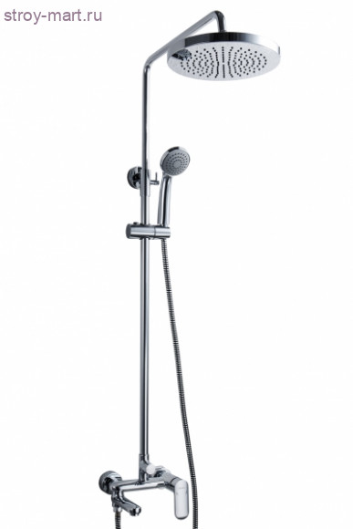 Душевая колонна со смесителем для ванны c поворотным изливом OPAL C - F6125183CP-A1