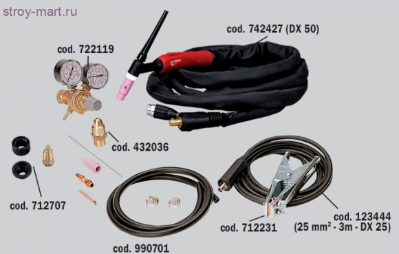 Набор аксессуаров д\Technology Tig 230 - 802489
