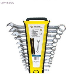 Набор ключей, «888», 6-22 мм, 12 шт., комбинир., кован., хромир., сталь-CrV / 6363120 - С-000075201 Набор ключей, «888», 6-22 мм, 12 шт., комбинир., кован., хромир., сталь-CrV / 6363120 - С-000075201