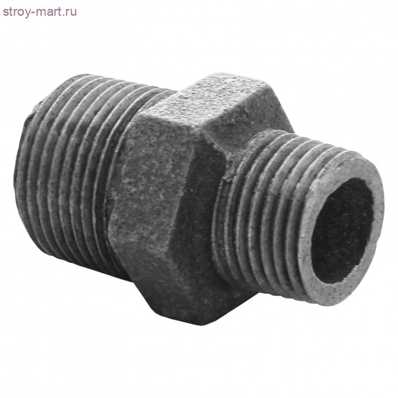 Ниппель чугун переходн Ду 25х15 НР Fittex - 4606034018323 Ниппель чугун переходн Ду 25х15 НР Fittex - 4606034018323