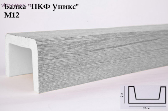 Балка М12- под покраску 60х120х3000мм Балка М12- под покраску 60х120х3000мм