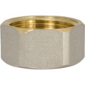 Заглушка латунь никель Ду 20 ВР БАЗ - 027-9721 Заглушка латунь никель Ду 20 ВР БАЗ - 027-9721