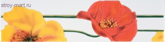 MONOCOLOR POPPY Бордюр красный R 7х27,5 MONOCOLOR POPPY Бордюр красный R 7х27,5