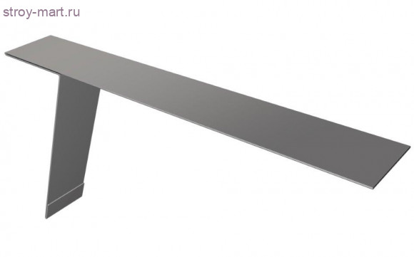 Планка карнизная 130*80, L=2м для фальц. кровли Q lite - С-000112745 Планка карнизная 130*80, L=2м для фальц. кровли Q lite - С-000112745