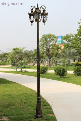 Светильник садово-парковый Svetlon серия "Турин", G1608-3 Светильник садово-парковый Svetlon серия "Турин", G1608-3