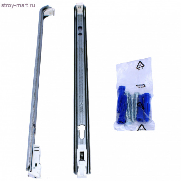 Кронштейн для стальных радиаторов типа 10,20,30 H/HV/FH/FHV Monclac MCK-108 h=500мм Purmo - 013-1101