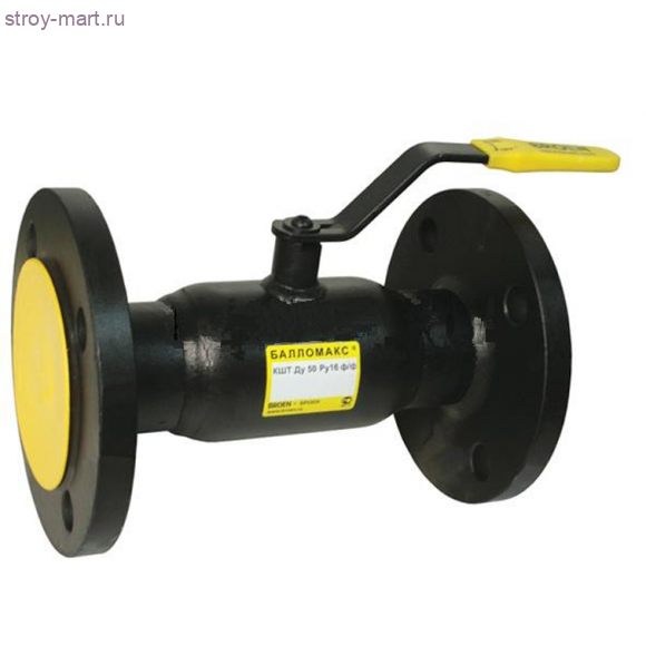 Кран шаровой сталь КШТ 11с10фт 60.003 Ду 32 Ру16 фл BROEN КШТ 11с10фт 60.003.032