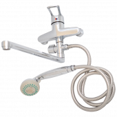 Смеситель одноручный для ванны ПСМ-523-КТ/017 хром к/затвор дл/излив - 026-1385 Смеситель одноручный для ванны ПСМ-523-КТ/017 хром к/затвор дл/излив - 026-1385