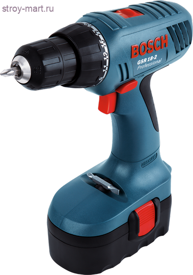 Аккумуляторная дрель-шуруповерт Bosch GSR 18-2 Professional - 601918300 Аккумуляторная дрель-шуруповерт Bosch GSR 18-2 Professional - 601918300