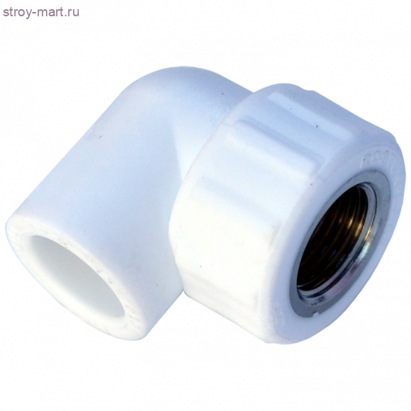 Угольник PP-R комбинированн белый Дн 32х3/4 ВР РосТурПласт 10796 - 4640014211977
