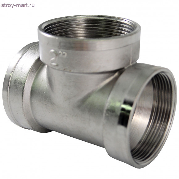 Тройник латунь хром Ду 50 ВР STC 5020 Тройник латунь хром Ду 50 ВР STC 5020