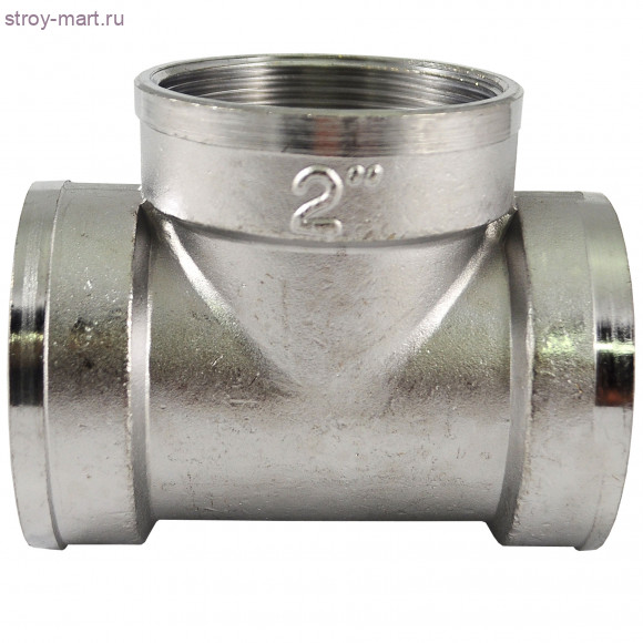 Тройник латунь хром Ду 50 ВР STC 5020 Тройник латунь хром Ду 50 ВР STC 5020