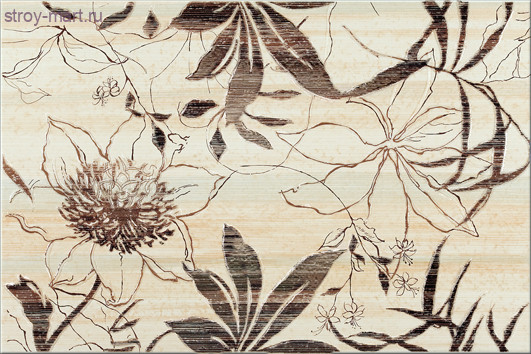 Aleksandria krem flower Декор 30x45 Aleksandria krem flower Декор 30x45