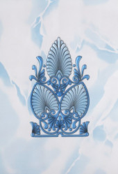 Декор нзкм Восток голубой (200х300мм), 16шт в уп. - С-000114478