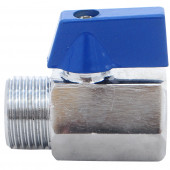 Кран шаровой мини латунь 1025 синий Ду 15 ВР/НР STC 1025 - 4606034137529 Кран шаровой мини латунь 1025 синий Ду 15 ВР/НР STC 1025 - 4606034137529