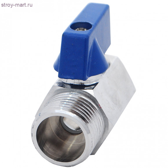 Кран шаровой мини латунь 1025 синий Ду 15 ВР/НР STC 1025 - 4606034137529 Кран шаровой мини латунь 1025 синий Ду 15 ВР/НР STC 1025 - 4606034137529