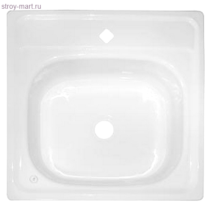 Мойка сталь эмалированная Люкс 500х600мм с кронштейнами б/метизов б/сифона Гомель - 4606034170502 Мойка сталь эмалированная Люкс 500х600мм с кронштейнами б/метизов б/сифона Гомель - 4606034170502