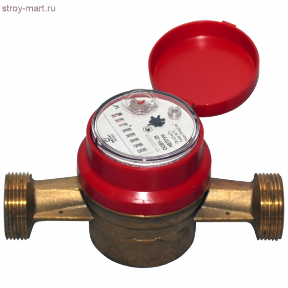 Счётчик х/в и г/в крыльчатый одноструйный ОСВУ Нептун Ду 25 Ру16 90С резьба в комплекте ПК Прибор - 030-0012 Счётчик х/в и г/в крыльчатый одноструйный ОСВУ Нептун Ду 25 Ру16 90С резьба в комплекте ПК Прибор - 030-0012