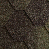 Битумная черепица Антик Icopal зеленый лес (3 кв. м в уп.) - С-000111495