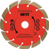 Диск алмазный «FIT» турбо крупный зуб, сухая и влажная резка 150х22мм / 37504 - С-000111010 Диск алмазный «FIT» турбо крупный зуб, сухая и влажная резка 150х22мм / 37504 - С-000111010