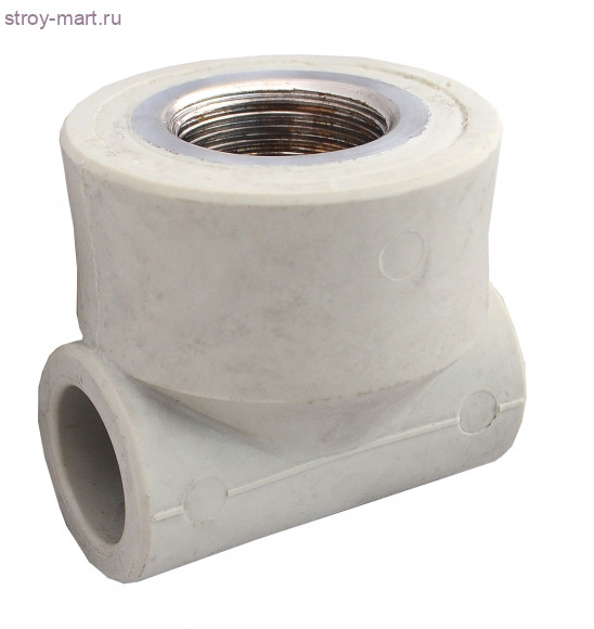 Тройник PP-R комбинированн серый Дн 20х1/2 ВР Firat - 4606034033456 Тройник PP-R комбинированн серый Дн 20х1/2 ВР Firat - 4606034033456