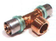 Тройник МП латунь Дн 20х3/4х20 НР пресс Comap 713251651 - 027-3563 Тройник МП латунь Дн 20х3/4х20 НР пресс Comap 713251651 - 027-3563