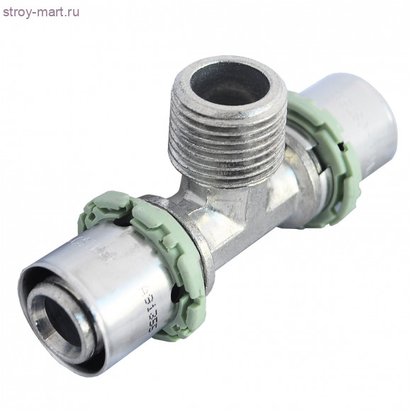 Тройник МП латунь Дн 20х3/4х20 НР пресс Comap 713251651 - 027-3563 Тройник МП латунь Дн 20х3/4х20 НР пресс Comap 713251651 - 027-3563