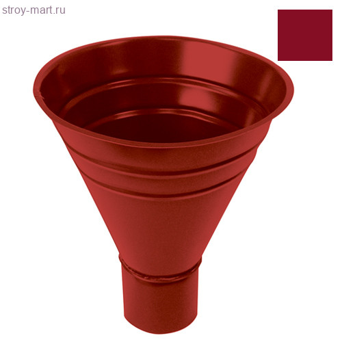 Grand Line, Воронка водосборная, 90 мм, RAL 3005 - С-000043580 Grand Line, Воронка водосборная, 90 мм, RAL 3005 - С-000043580