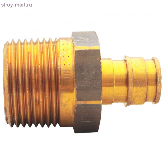 Штуцер для PE-X латунь Дн 25х3/4 НР Uponor 1047862