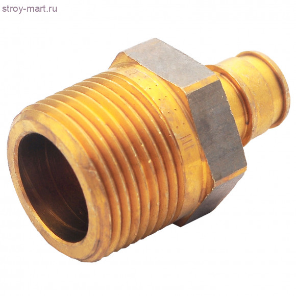 Штуцер для PE-X латунь Дн 25х3/4 НР Uponor 1047862