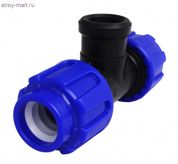 Тройник ПЭ Дн 25х3/4 ВР нап компресс - 4606034141359 Тройник ПЭ Дн 25х3/4 ВР нап компресс - 4606034141359