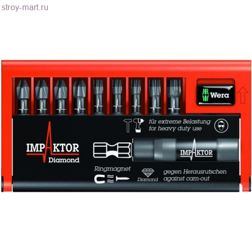 Набор бит 8751/67-9/Imp DC Impaktor Bit-Check 057682 - WE-057682 Набор бит 8751/67-9/Imp DC Impaktor Bit-Check 057682 - WE-057682