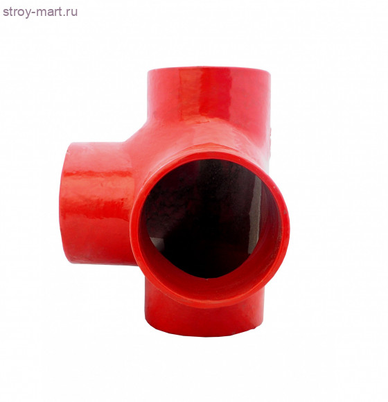 Крестовина чугун 2-х плоскостн Дн 150х100х100х90° б/растр SML - 027-3584