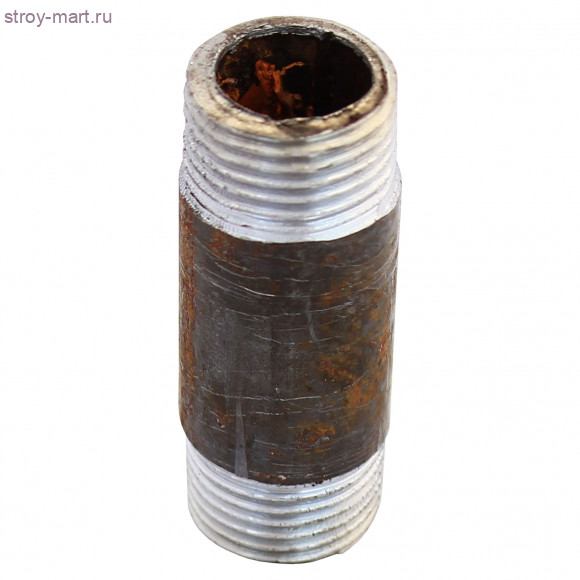 Бочонок сталь Ду 50 L=95мм из труб по ГОСТ 3262-75 КАЗ - 4606034139332 Бочонок сталь Ду 50 L=95мм из труб по ГОСТ 3262-75 КАЗ - 4606034139332