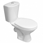 Унитаз Оптима боковой подвод шток косой выпуск б/комплект с бачком Универсал Лобня - 4606034143346