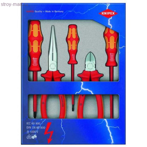 Набор электроизолированных инструментов 00 20 13 - KN-002013 Набор электроизолированных инструментов 00 20 13 - KN-002013