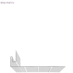 J-фаска Docke (пломбир) 3050 мм (20 шт./уп.) - С-000056586