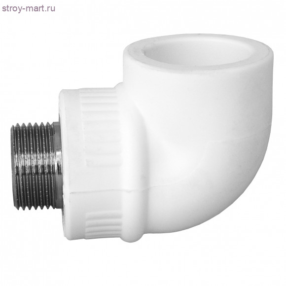 Угольник PP-R комбинированн белый НР Дн 32х3/4 ПК Контур - 027-4485 Угольник PP-R комбинированн белый НР Дн 32х3/4 ПК Контур - 027-4485