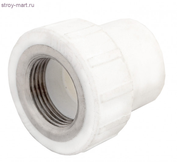 Муфта PP-R комбинированн белый Дн 20х3/4 ВР Firat - 4606034005651 Муфта PP-R комбинированн белый Дн 20х3/4 ВР Firat - 4606034005651