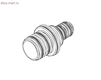 Муфта переходн для PE-Xa латунь Monolit Ду 32х20 ВР ELSEN EFA12.3220B Муфта переходн для PE-Xa латунь Monolit Ду 32х20 ВР ELSEN EFA12.3220B