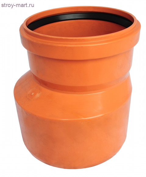 Переход НПВХ коричневый Дн 160х110 б/нап в комплекте - 027-1687 Переход НПВХ коричневый Дн 160х110 б/нап в комплекте - 027-1687