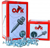 Саморезы с прессшайбой СММ сверло 4,2х38 цинк 1кг «оТк» - С-000117038