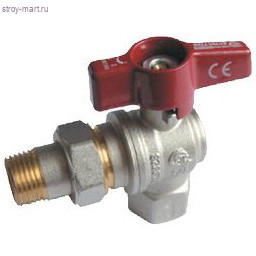 Кран шаровой латунь угловой Vito 1707 Ду 20 ВР/американка бабочка STC 1707 - 4606034143704 Кран шаровой латунь угловой Vito 1707 Ду 20 ВР/американка бабочка STC 1707 - 4606034143704